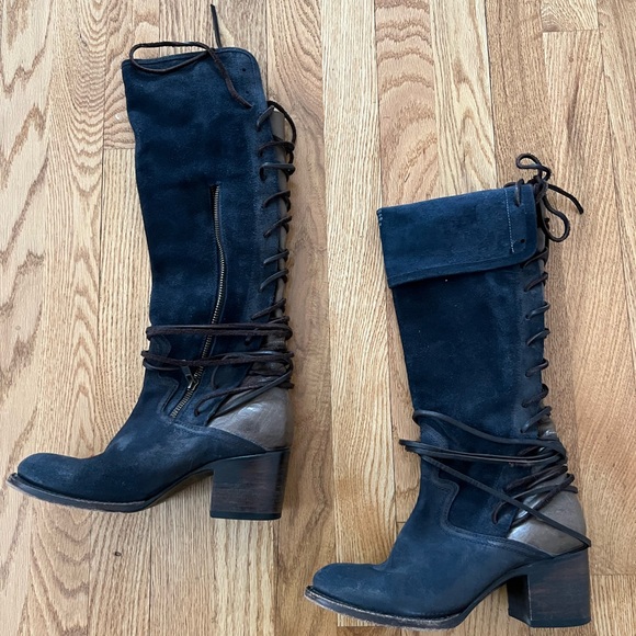 Freebird by Steven - Coal Stone Boots blue in size 8. Great used condition. - Picture 6 of 7